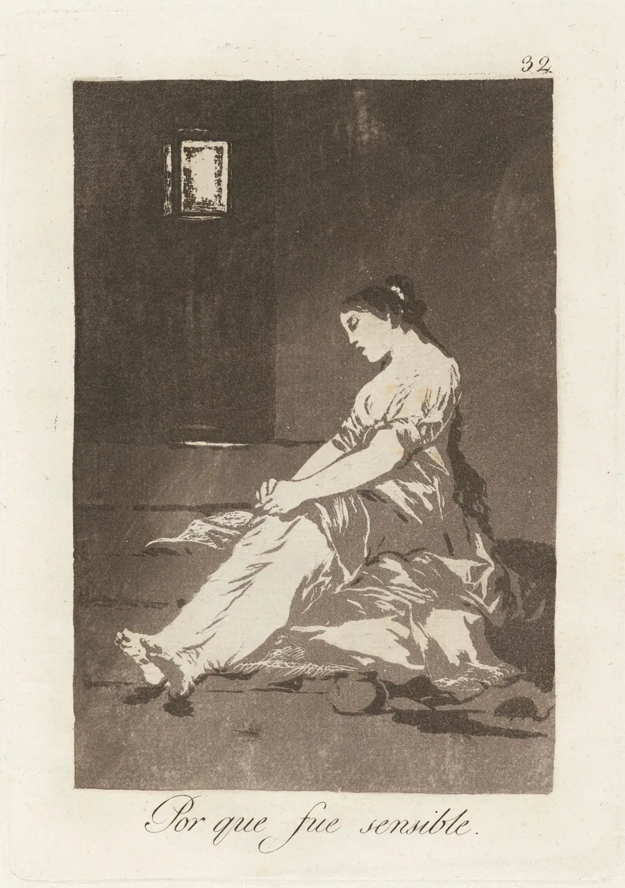 Por que fue sensible (Because She Was Susceptible) by Francisco Goya