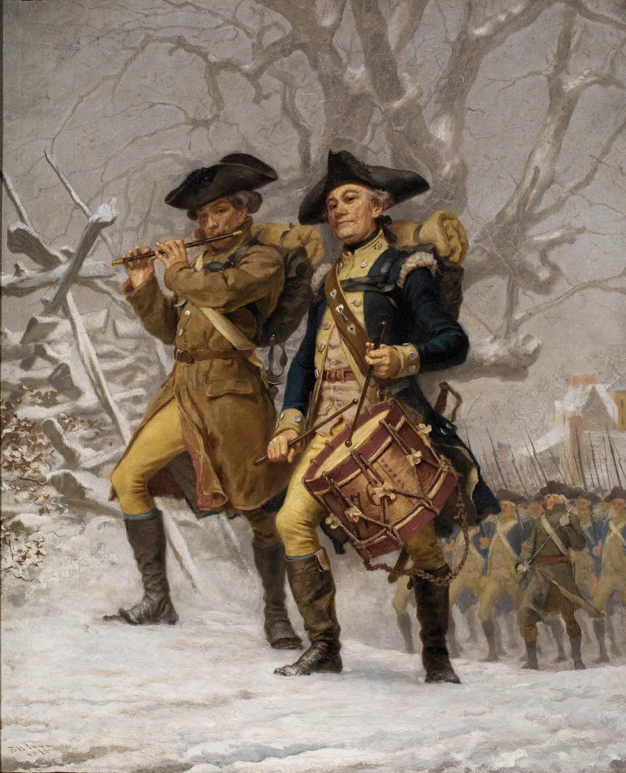 The Continentals by Frank Blackwell Mayer, born Baltimore, MD 1827-died Annapolis, MD 1899