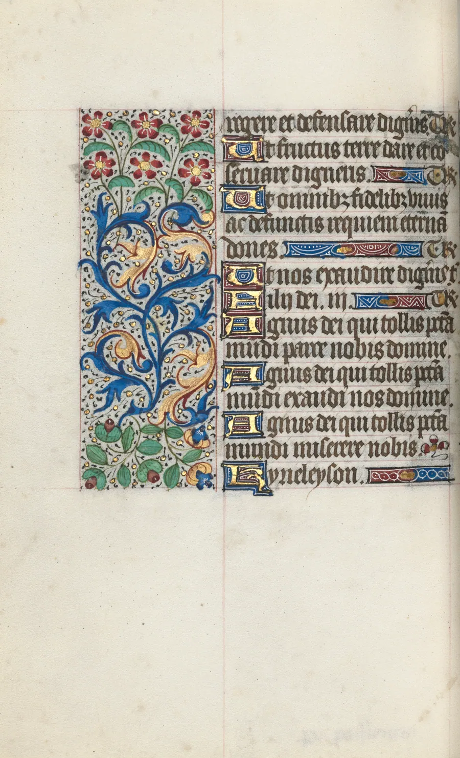 Book of Hours (Use of Rouen): fol. 95v by Master of the Geneva Latini