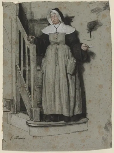The Letter of Admission, Interior of a Convent