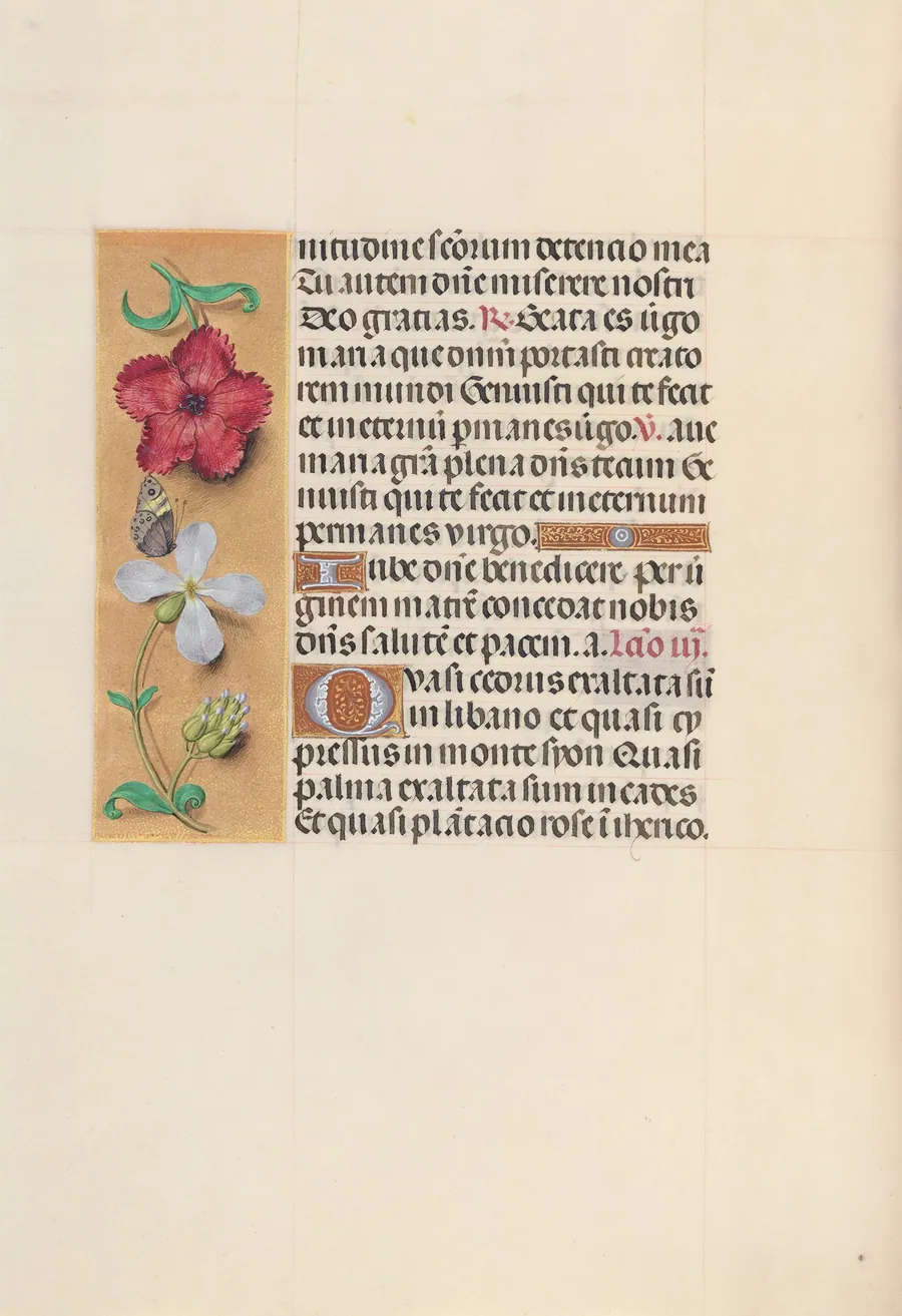 Hours of Queen Isabella the Catholic, Queen of Spain:  Fol. 111v by Master of the First Prayerbook of Maximillian