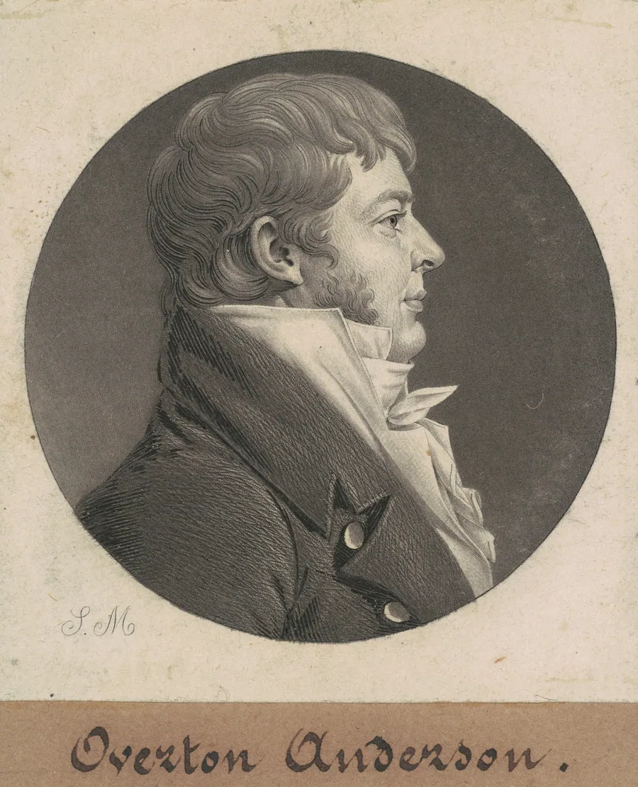 Overton Anderson by Charles B. J. Févret de Saint-Mémin