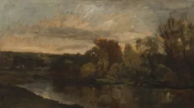 Le Bas Meudon (A Curve of the Seine near Paris)