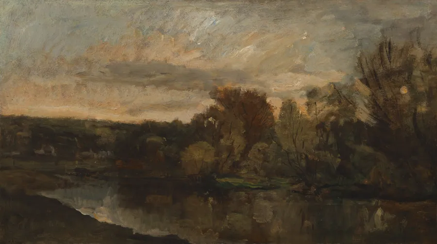 Le Bas Meudon (A Curve of the Seine near Paris) by Paul Huet