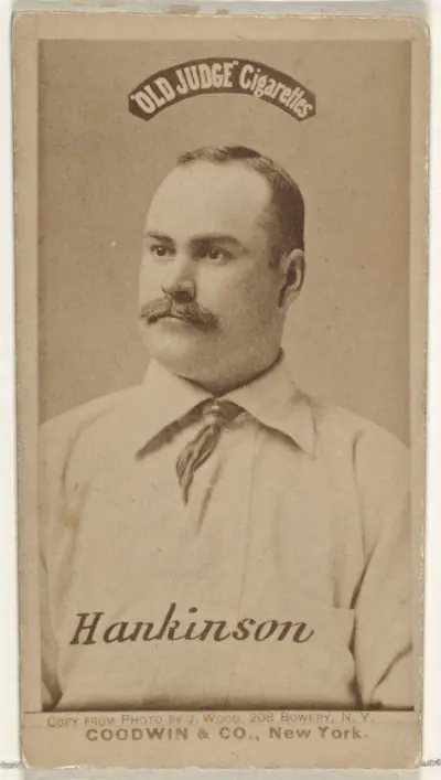 Frank Edward Hankinson, from the Old Judge series (N172) for Old Judge Cigarettes