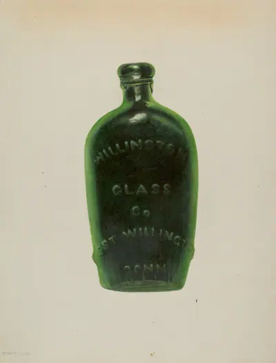 "Liberty" Glass Bottle