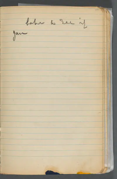Sketchbook, page 144: Notes
