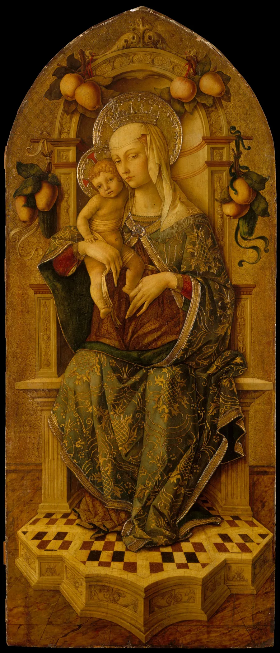 Madonna and Child Enthroned by Nicola di Maestro Antonio