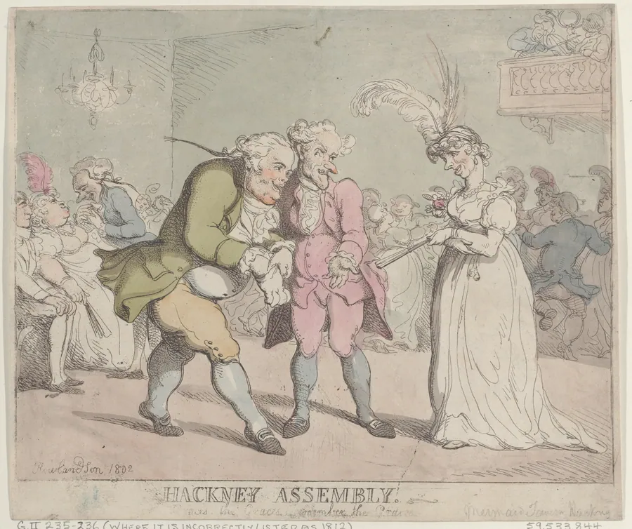 Hackney Assembly by Thomas Rowlandson
