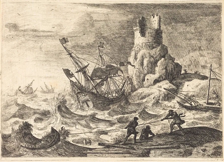 The Shipwreck (Le naufrage) by Claude Lorrain