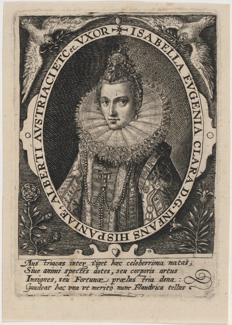 Isabella Clara Eugenia, Infanta by Crispijn van de Passe I