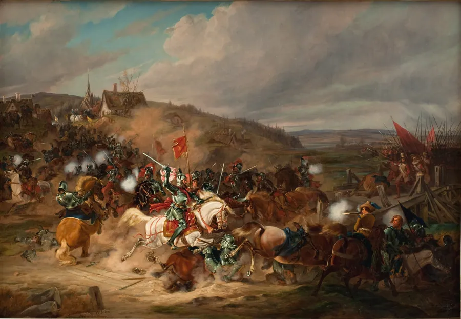 Daniel Rantzau bemægtiger sig Tureby Bro i Skåne under Syvårskrigen 1563-1570 by Christian Holm