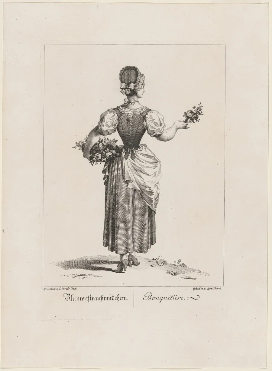 Blumenstraussmädchen (Flower Seller) by Quirin Mark
