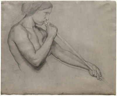 Angel Blowing a Trumpet