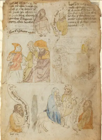 The Flight into Egypt [recto]