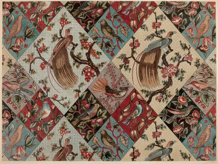 Chintz Bedspread by Julius Mihalik