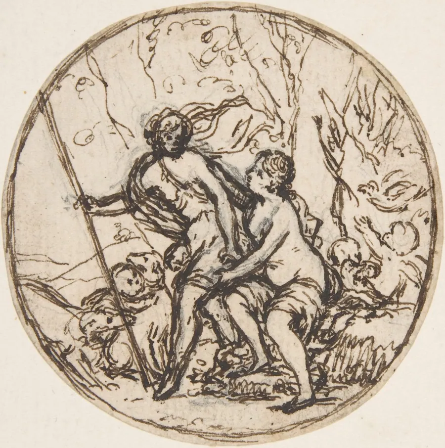 Design for a Box-lid by Hubert François Gravelot
