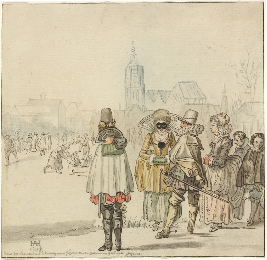 The Winter King on the Ice by Cornelis Ploos van Amstel