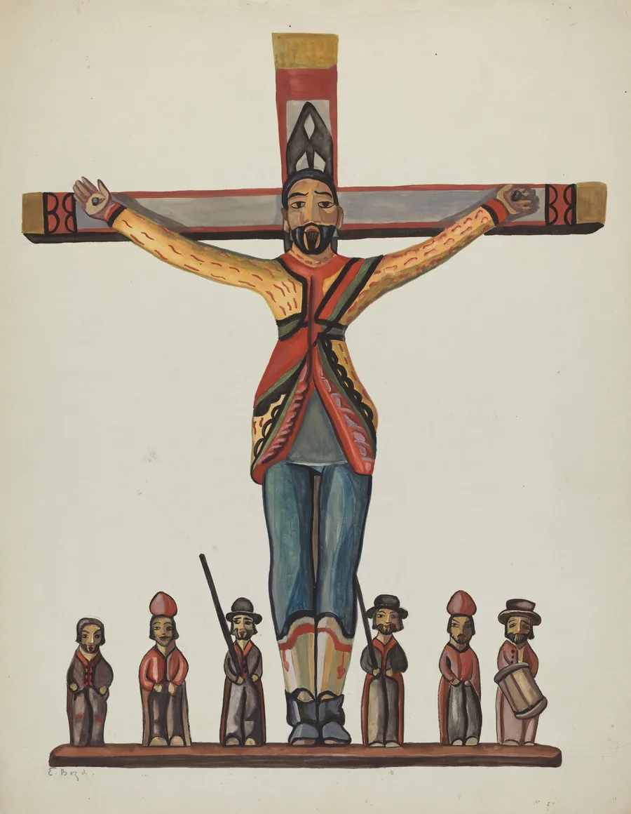 Bulto; Saint Acacio by E. Boyd