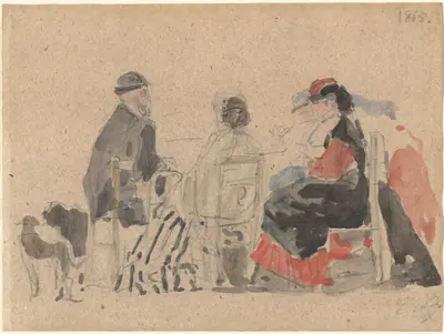 Conversation on the Beach