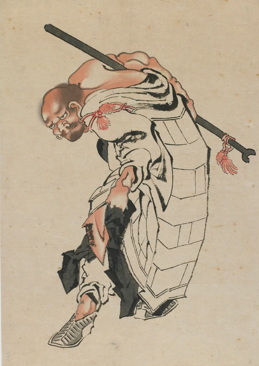 Buddhist figure by Katsushika Hokusai 葛飾北斎 (1760-1849)