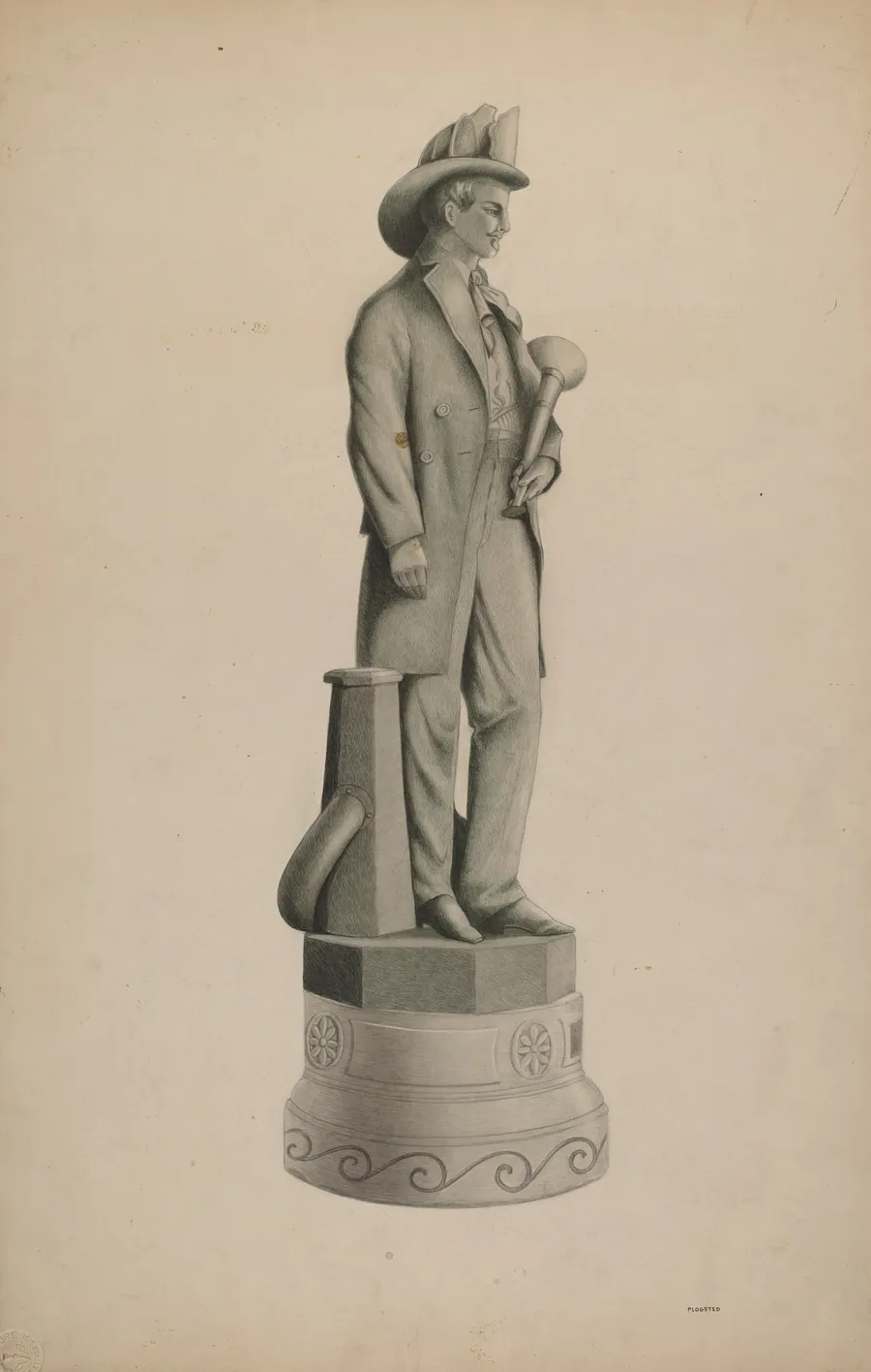 Statue by Louis Plogsted