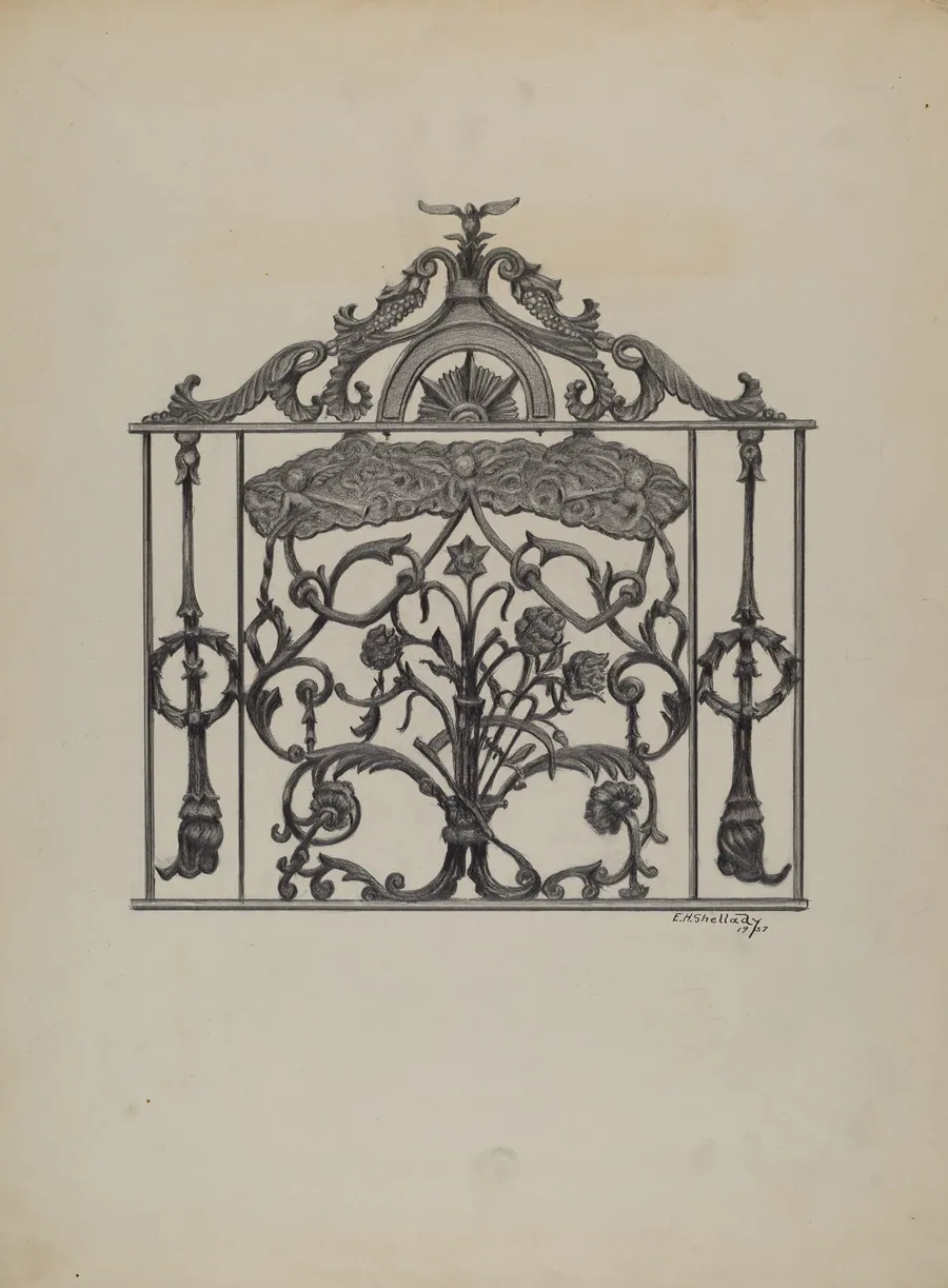 Cast Iron Gate by Eugene Shellady