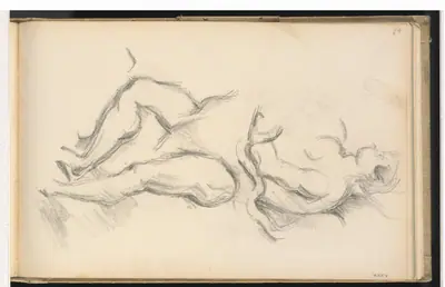 Study of the Allegorical Figure of the Genius of Health from Rubens' "The Birth of Louis XIII at Fontainbleau"