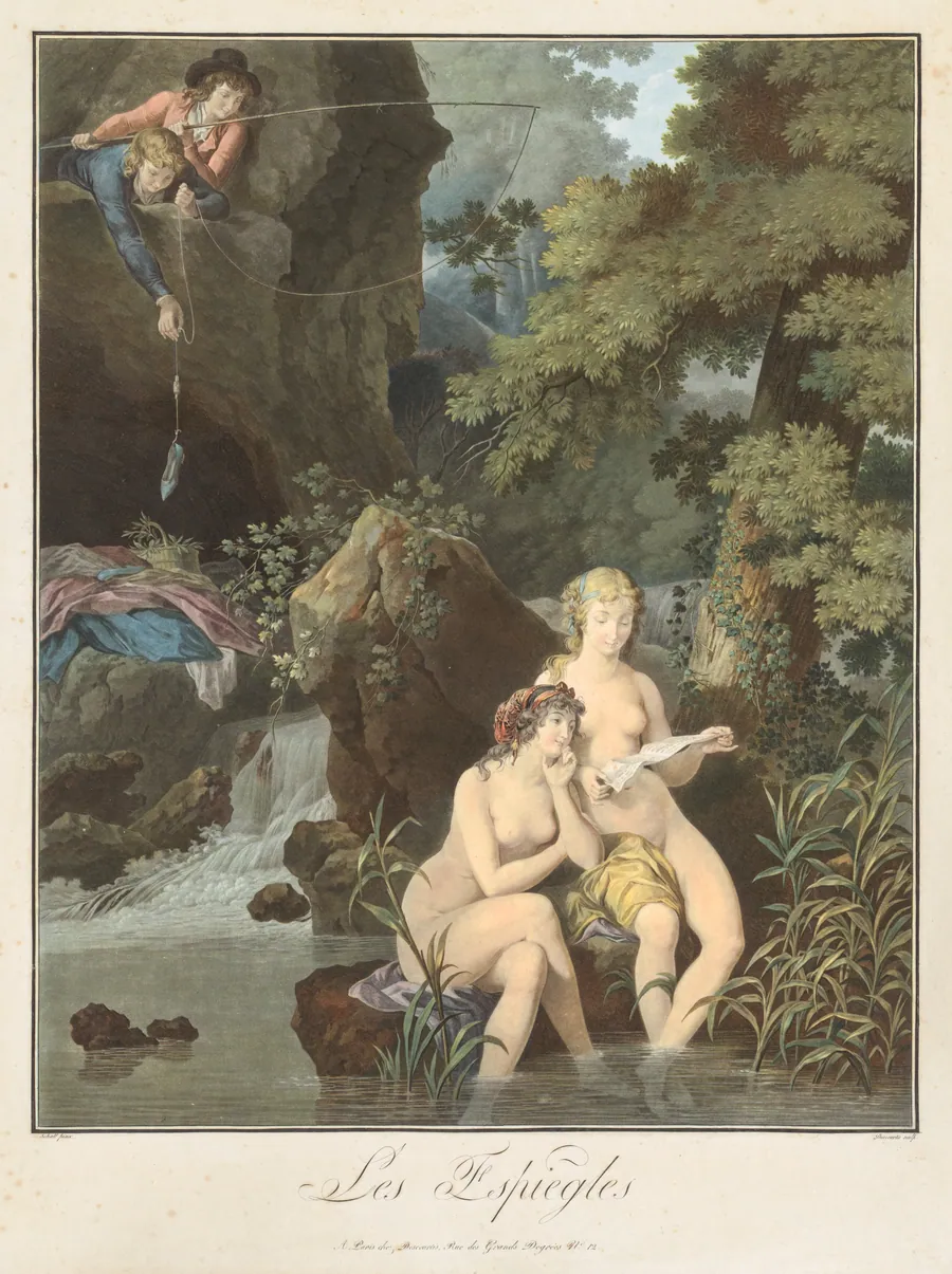The Pranksters (Les Espiègles) by Charles-Melchior Descourtis