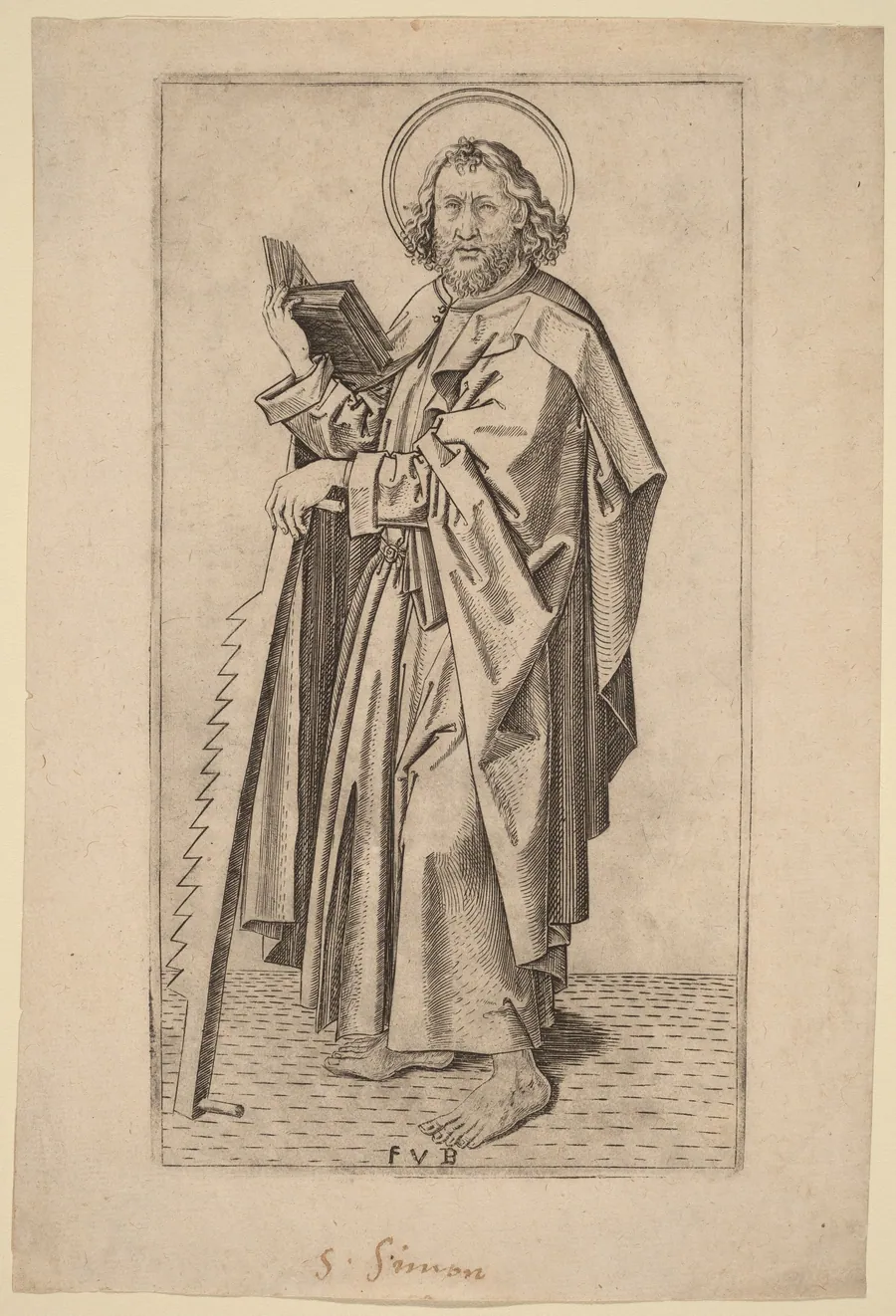 Saint Judas Thaddaeus by Master FVB