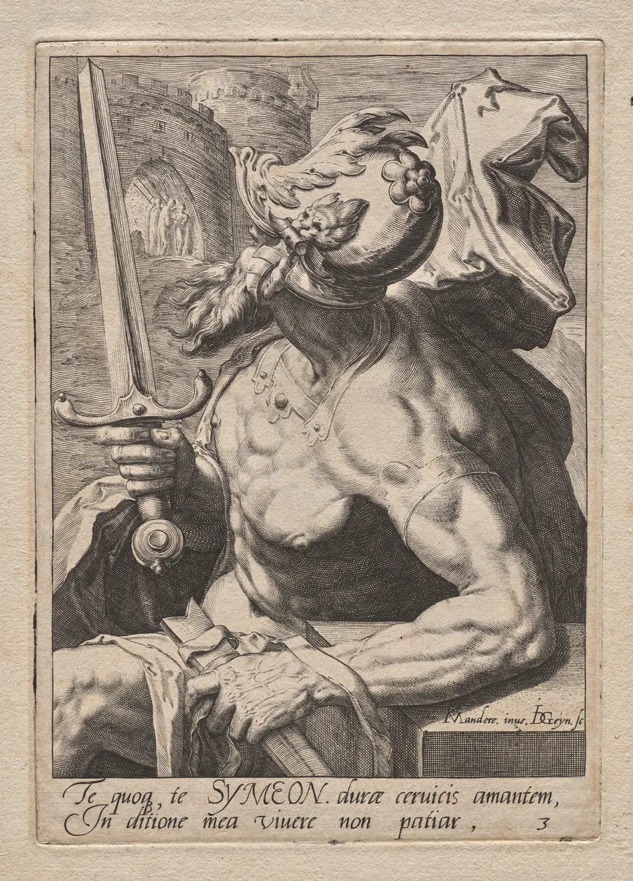 Plate 3: Simeon by Jacob de Gheyn II
