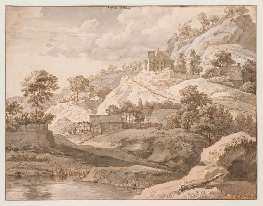 View near Orleans by Isaac de Moucheron