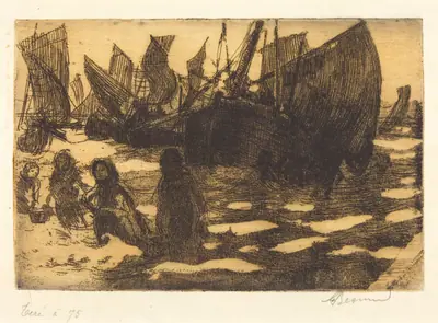 Small Fishing Boats of Berck (Petites Pêcheuses de Berck)