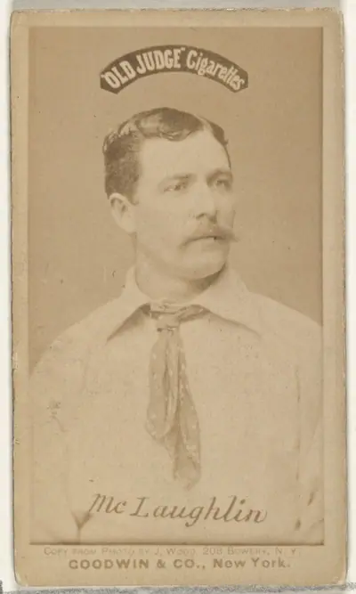 McLaughlin, from the Old Judge series (N172) for Old Judge Cigarettes