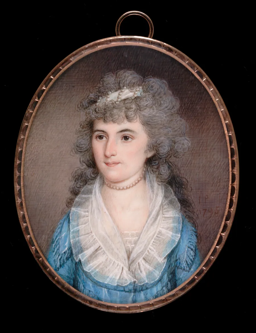 Elizabeth Oliphant by James Peale, born Chestertown, MD 1749-died Philadelphia, PA 1831