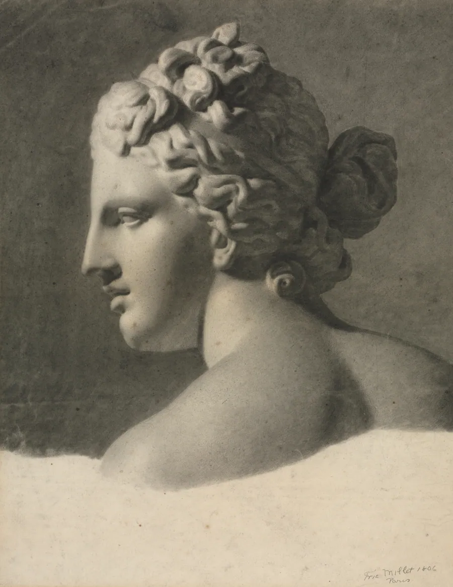 Study of a Plaster Cast (a la bosse) by Frederic Millet