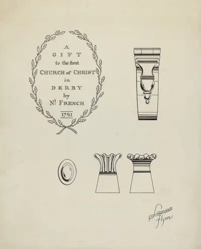 Silver Flagon: Detail