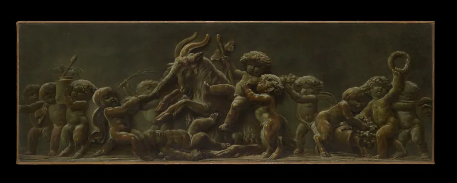 Infant Bacchanal by Piat Joseph Sauvage