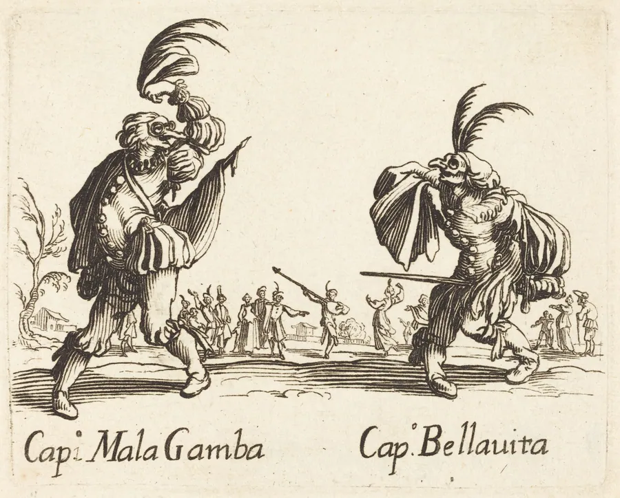 Cap. Mala Gamba and Cap. Bellavita by French 17th Century