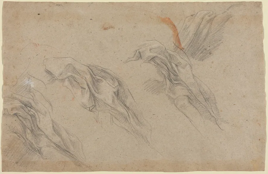 Drapery Studies [recto] by Baldassare Franceschini