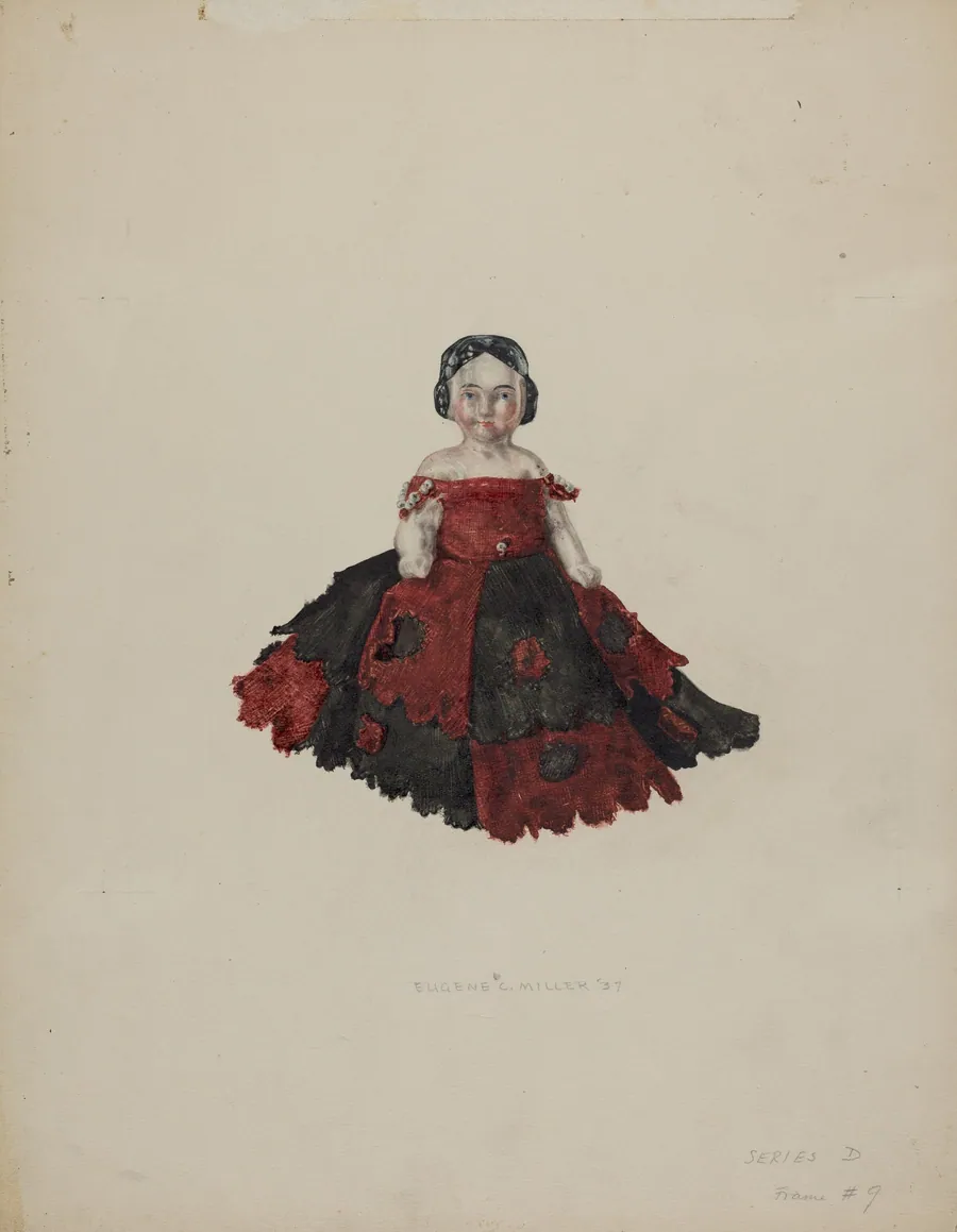 Pen Wiper Doll by Eugene C. Miller