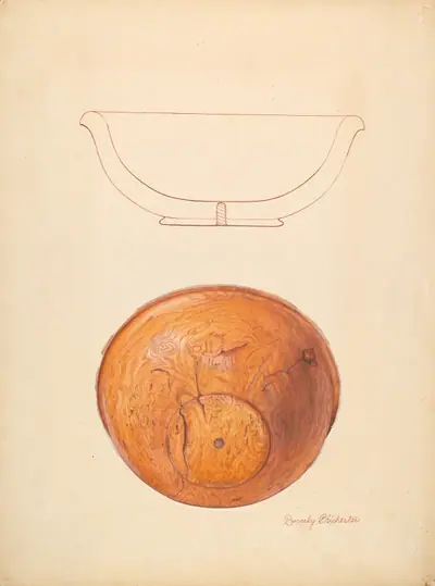 Walnut Burl Bowl
