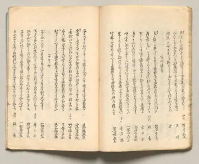 Spread Sixteen from Volume Six of People of Japan in Light Verse (Kyōka)