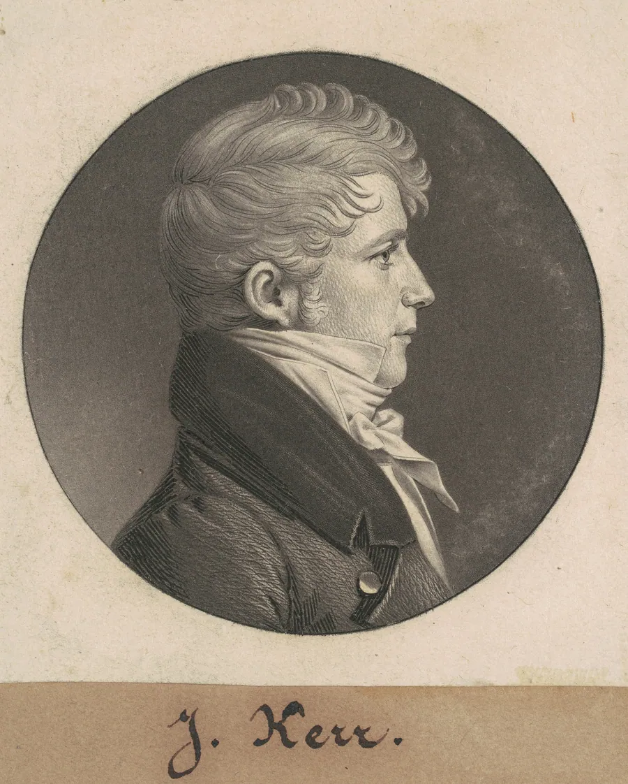 John Leeds Kerr by Charles B. J. Févret de Saint-Mémin