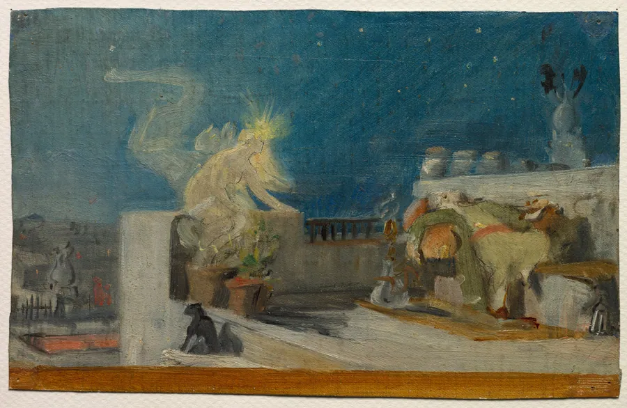Sketch for "The Oriental Dream" by Jean Lecomte du Nouÿ
