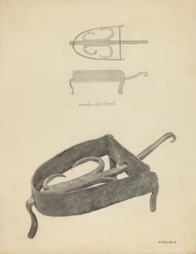 Flat Iron Holder