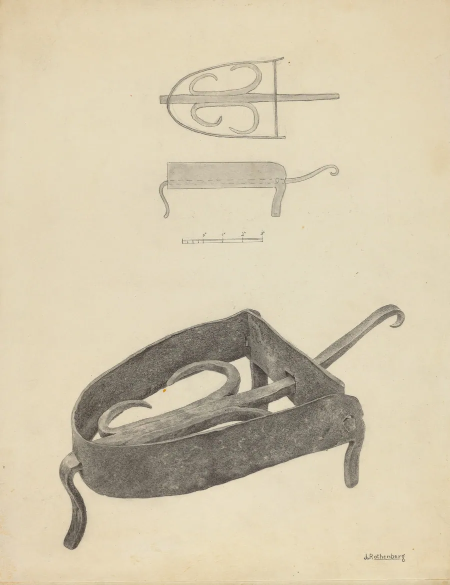 Flat Iron Holder by Joseph Rothenberg