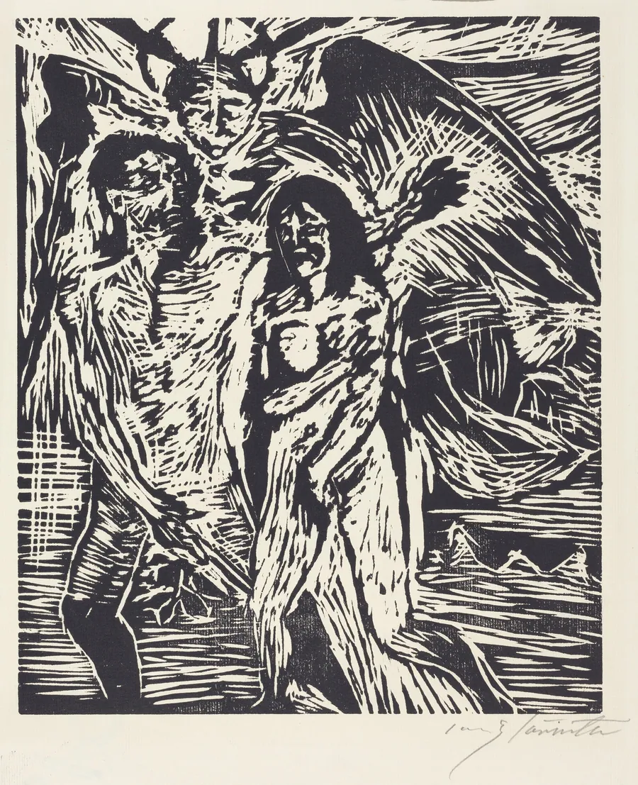 Austreibung aus dem Paradies (The Expulsion from Paradise) by Lovis Corinth