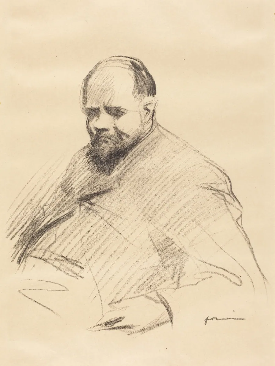 Portrait d'Ambroise Vollard (Portrait of Ambroise Vollard) by Jean-Louis Forain