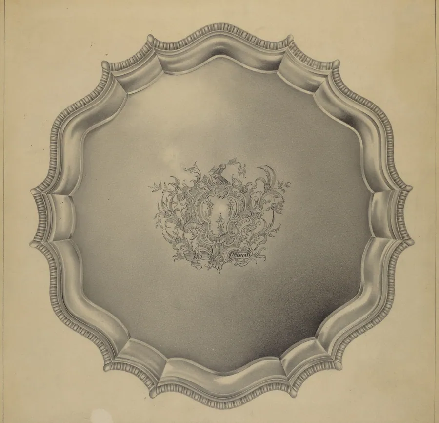 Silver Tray by Horace Reina